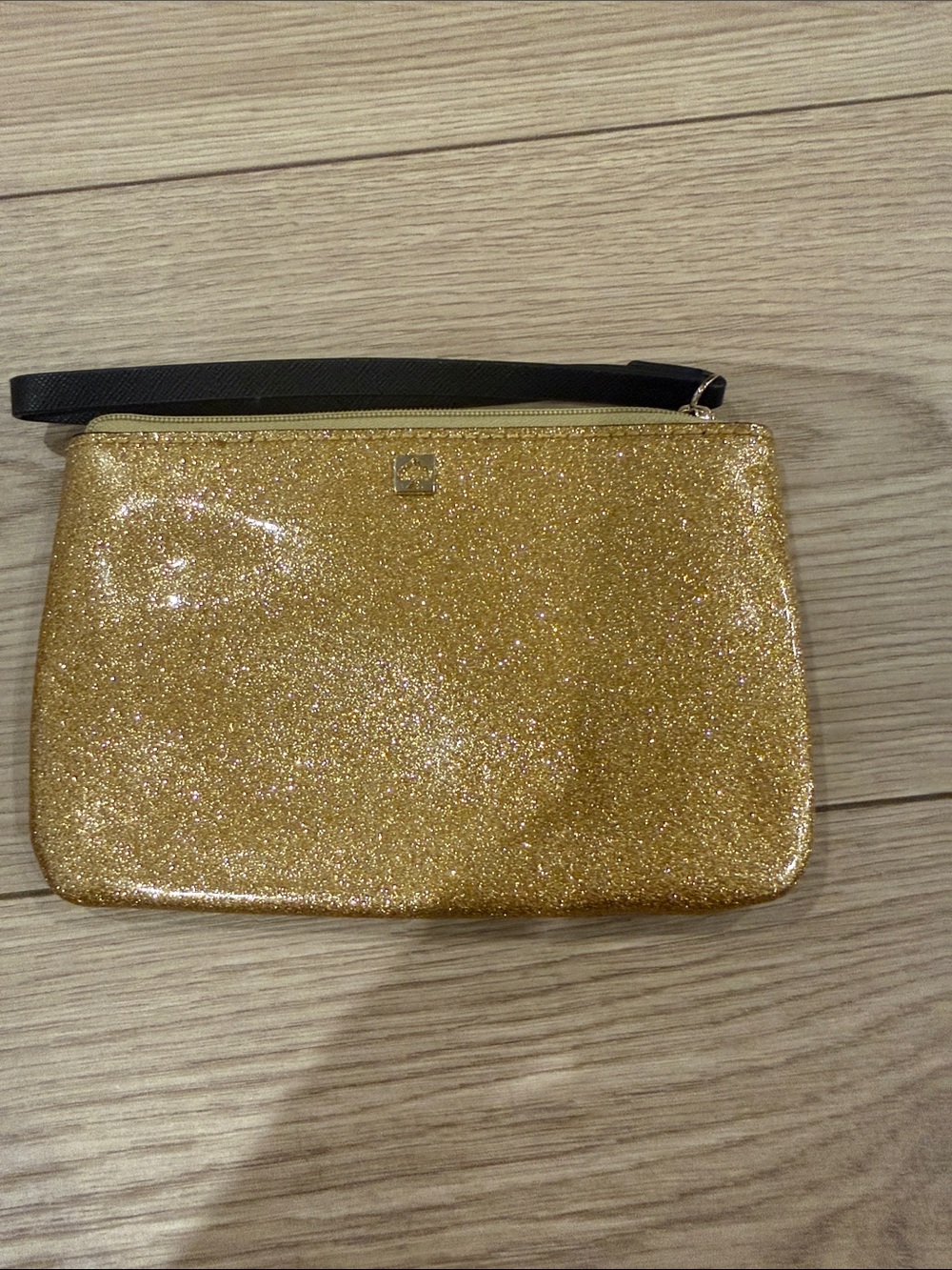 Kate Spade Gold Glitter Wristlet Clutch - Women